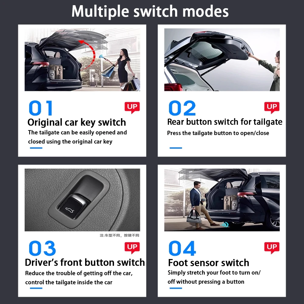 For Suzuki Chevrolet Grand Vitara SZ Escudo Nomade JT OEM Smart Automatic Powered Tailgate Key Control Trunk Lift Power Tailgate