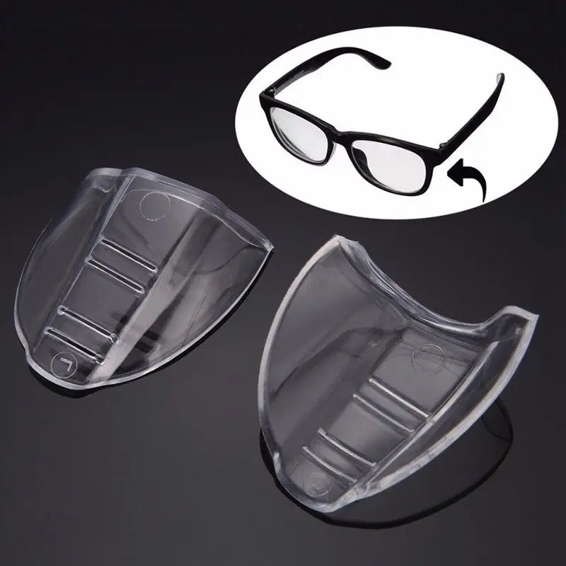 1 Pair Universal Flexible Side Shields Safety Glasses Goggles Eye Protection