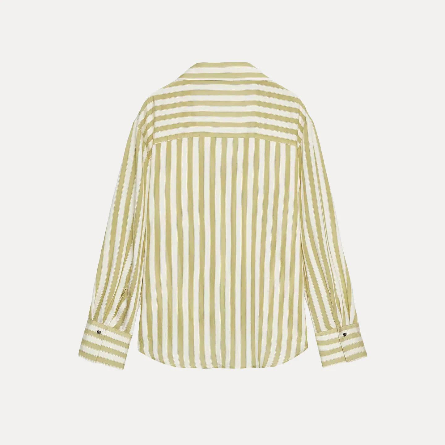 Faionable gestreiftes, lockeres Irt für Damen, Herbst 2025, persönliches europäisches SLE-Long-Swe, lässiges Button-up-Oberteil der Marke Z