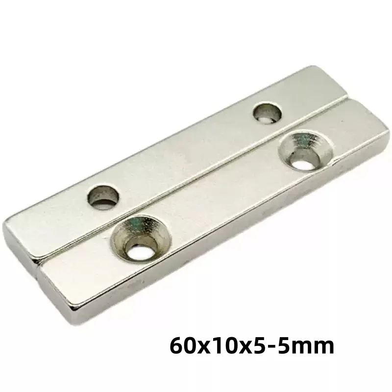 60x10x5-5mm Square magnets can be widely used for refrigerators 60x10x5-5mm, office document fixation and DIY  60x10x5-5mm