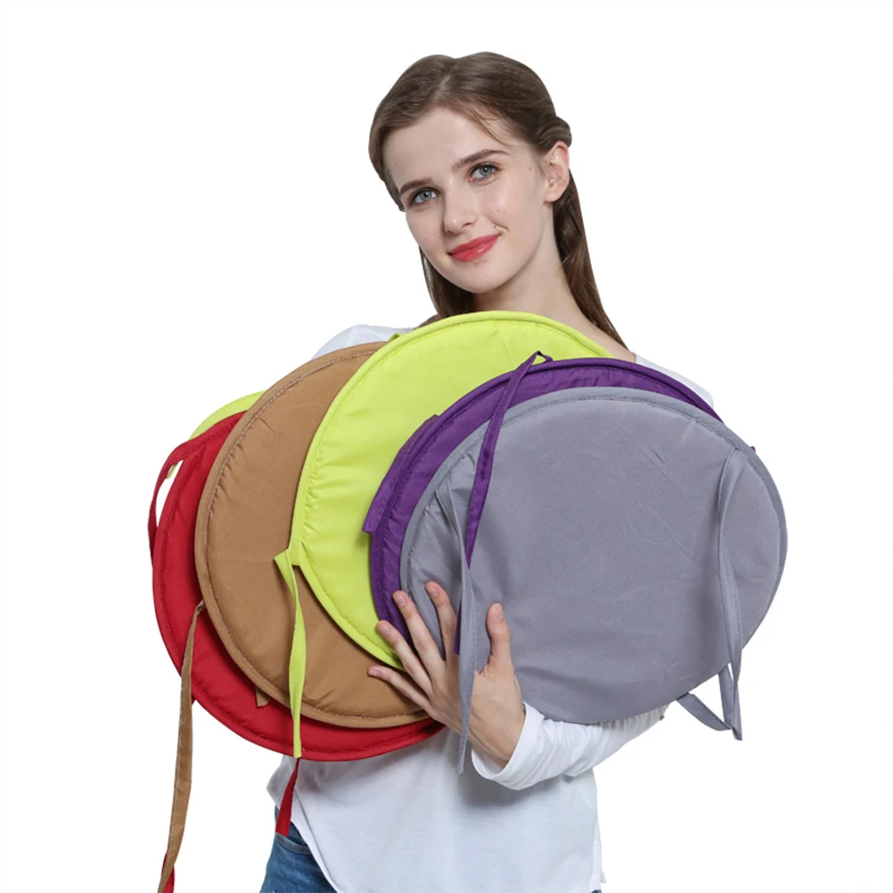 

Chair Pad Round Cushion Purple Seat for School Chairs Cushions Bar Stool Brown Office