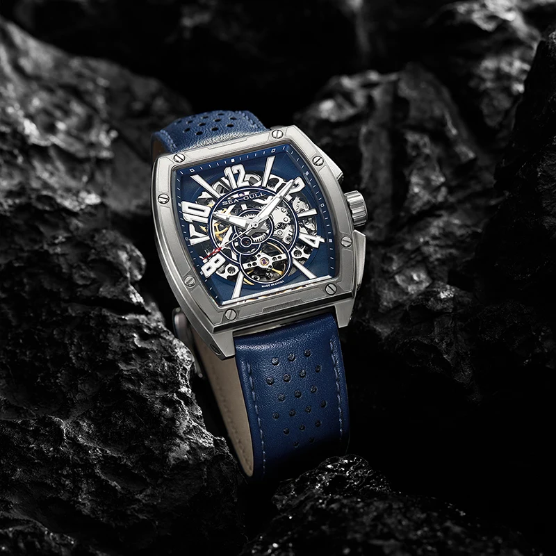 

Seagull Skeleton Series Automatic Mechanical Watch 50M Waterproof Luminous Men's Wristwatch ST25 Movement Luxury Watches 6138K