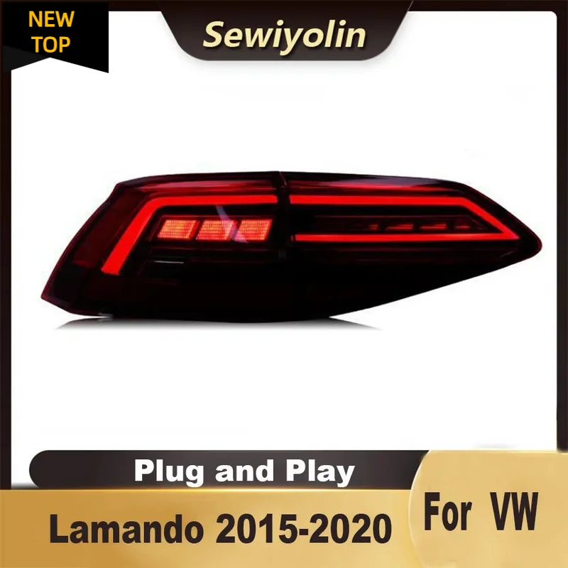 

Car Accessories LED Trailer Lights Tail Lamp For Volkswagen Lamando 2015 - 2020 Waterproof DRL Signal Automotive Plug And Play