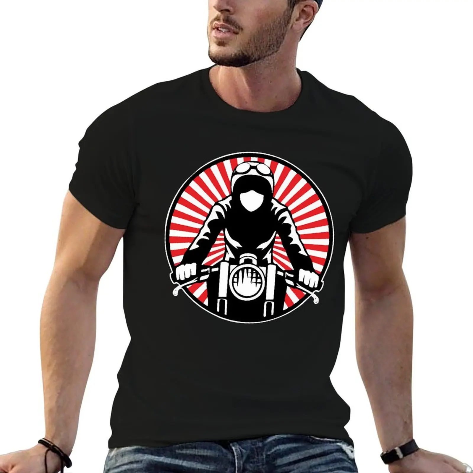 Cafe racer T-Shirt t shirt man cotton t shirt man luxury T-Shirt