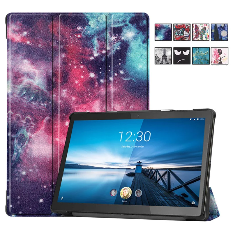 Coque For Lenovo Tab M10 FHD Rel TB-X605FC TB-X605LC Case Tri-Fold Skin Stand Tablet For Lenovo Tab M10 FHD Rel Case 10 1 inch