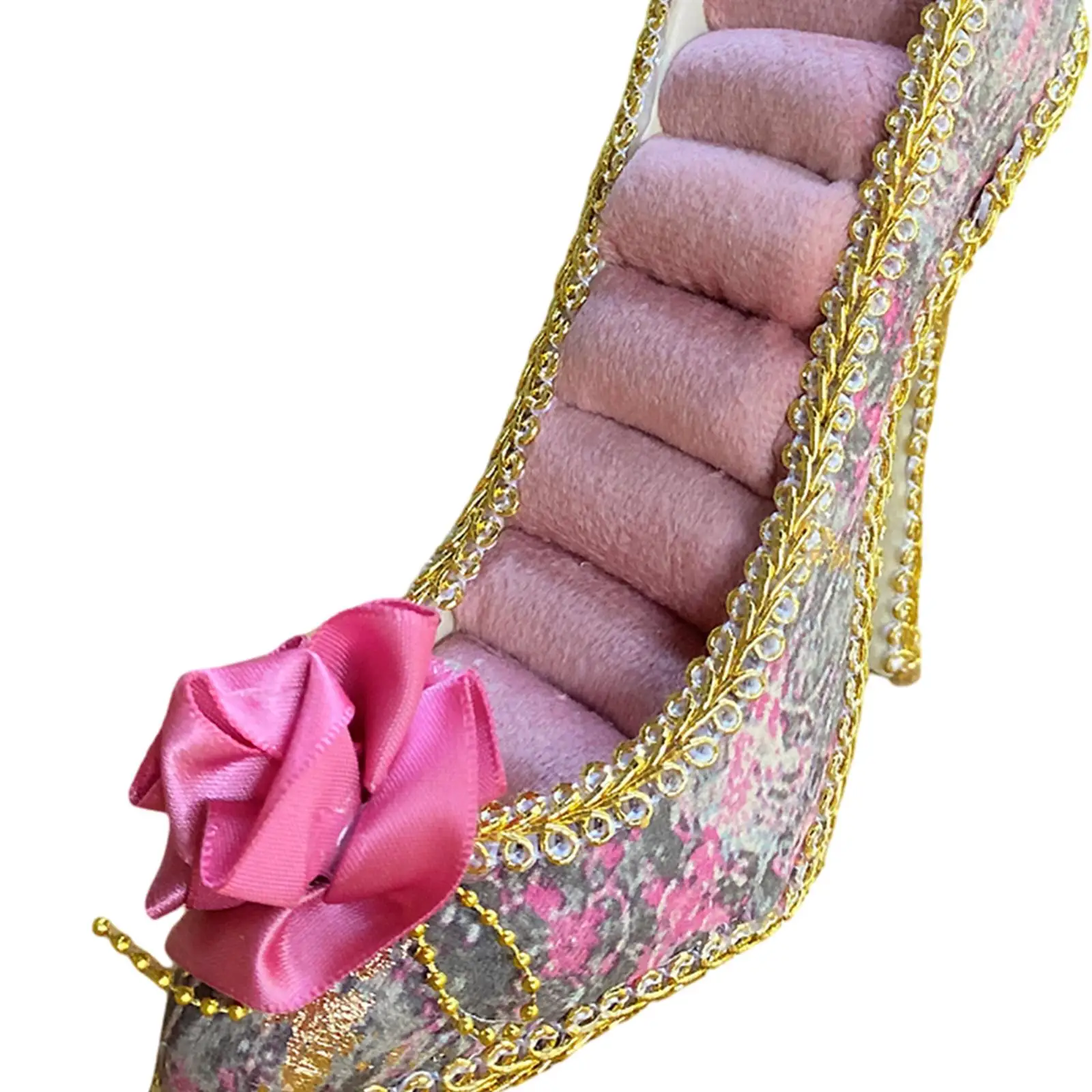 Rings Display Stand High Heel Rings Organizer for Dresser Countertop Stores