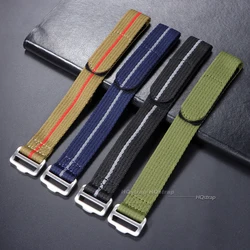 Nylon Watch Strap 20mm 22mm Sports Fabric Wristband Belt Canvas Bracelet for Seiko Universal Replacement Sport Watch Bands