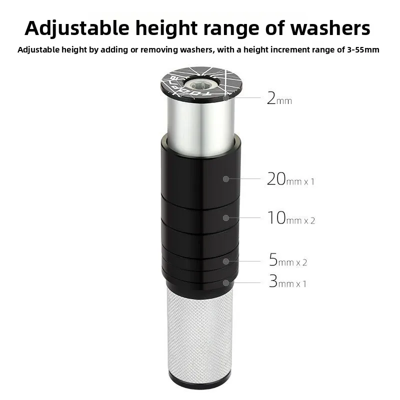 Скрытый удлинитель высоты руля велосипеда, передний вилочный погрузчик для горного и шоссейного велосипеда, удлинитель высоты руля, аксессуары для верховой езды