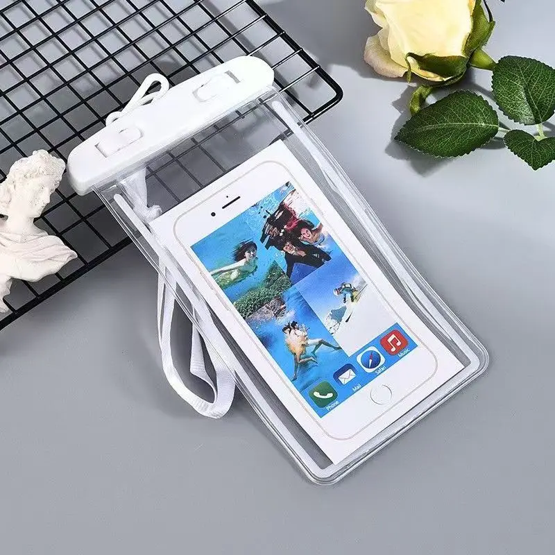 Night Light Mobile Phone Waterproof Bag Cover For iphone Samsung Huawei Swim Diving Water Wading Mobile Phone Protective Case view 5