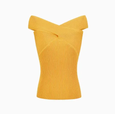 Bild 5: Frauen Herbst Und Winter Neue Einfarbig Schulter Drop Kreuz Neck Pullover Laterne Hülse Gestrickte Pullover