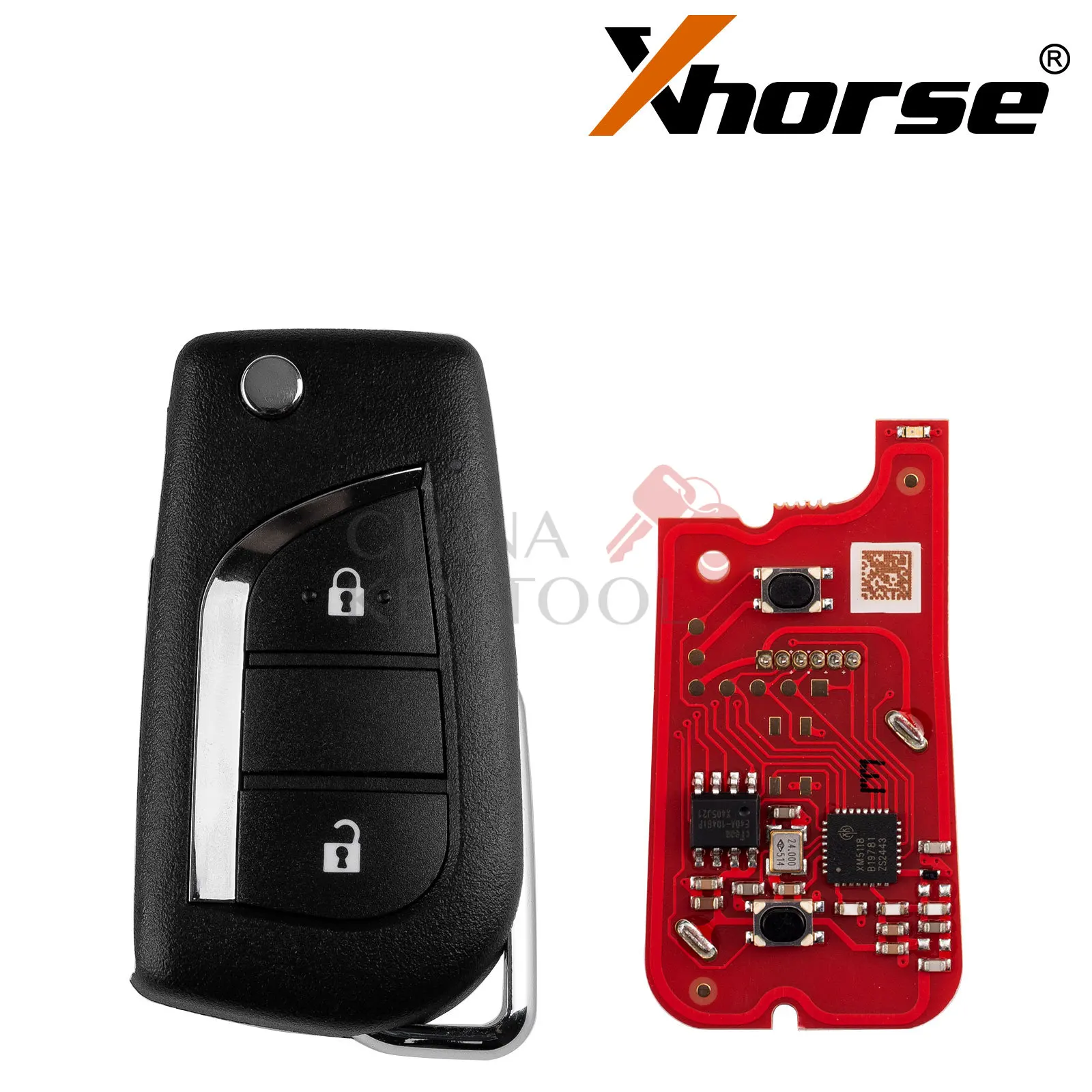 Xhorse XKTO21EN الجيل الثاني سلك مفتاح بعيد لأزرار تويوتا 2