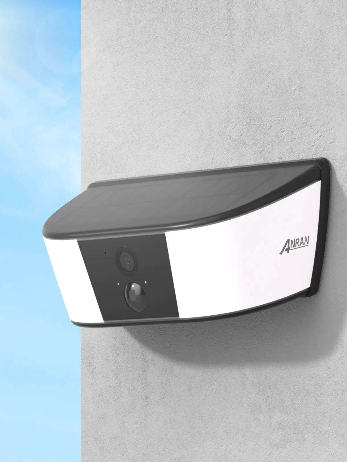 2K Solar Camera Wandlamp Buitenbewakingscamera 5200mAh Batterij Camera Kleur Nachtzicht Lokale alarm Humanoïde detectie - afbeelding 2