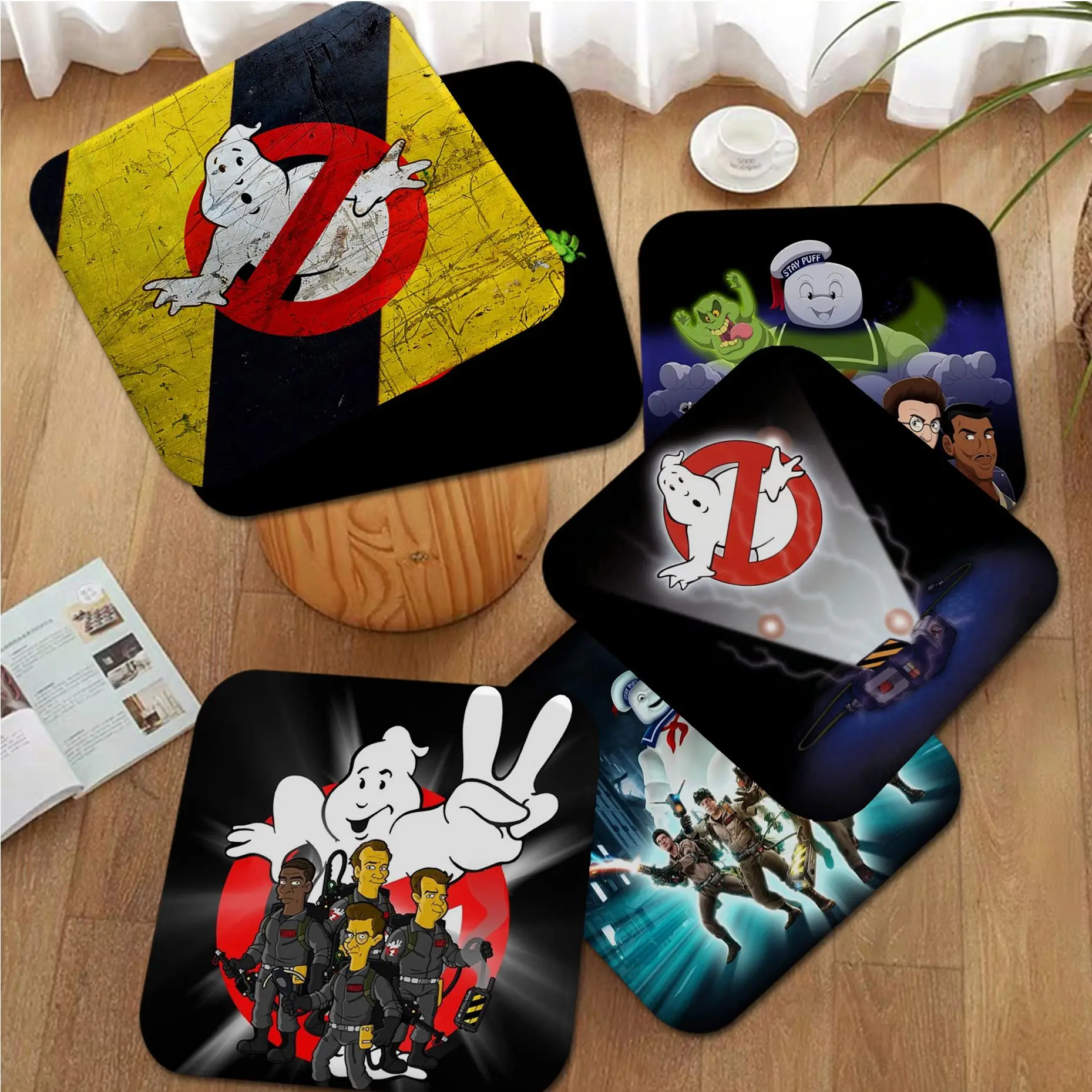 

Ghostbusters Modern Minimalist Style Seat Cushion Office Dining Stool Pad Sponge Sofa Mat Non-Slip Cushions Home Decor