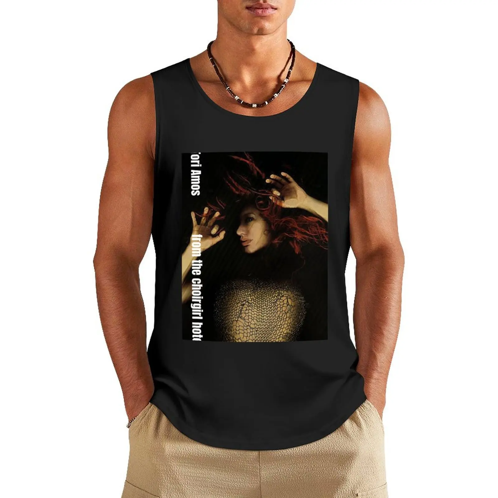 Tori Amos From The Choirgirl Hotel Side FontArt Album Tank Top men clothings gym shirt men Vest for boy