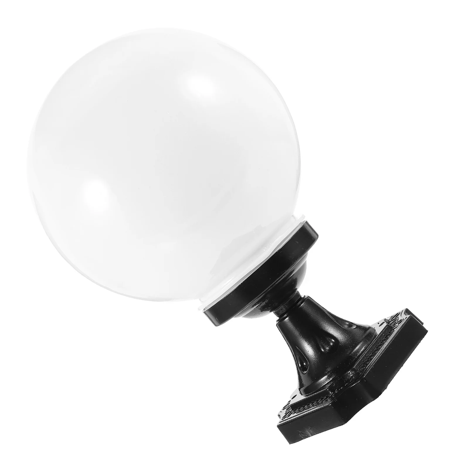 Globe Post Lamp Shade Outdoor Wall Lamp Shade Replacement Acrylic Globe Lampshade Durable Protective Outdoor Cover