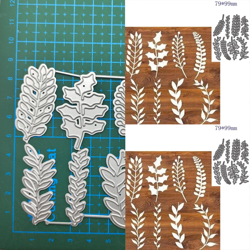 leaf DIY Cards Scrapbooking Decor Embossing Dies Cut Stencils Folder Craft Delicate Metal Die Cutting Dies