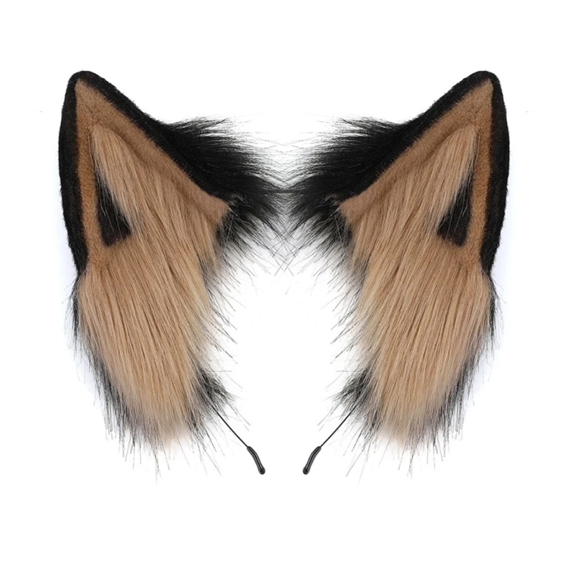 Furry Ears Birthday Cosplay Party Headbands เครื่องประดับผมสำหรับผู้หญิงหญิง