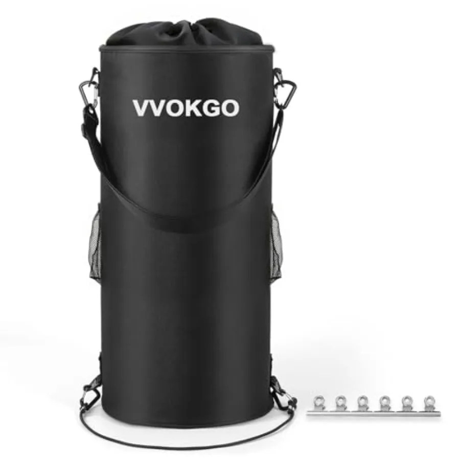 

Portable Boat Trash Can with Odor-Resistant Design - Durable Marine Garbage Storage Bag for Boats RV Pontoon Camping Fishing -