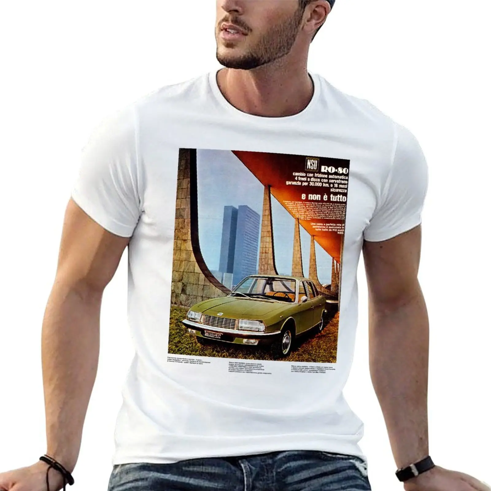 

Рубашки посылка футболка мужская однотонная для хлопковой рубашки хлопковая футболка мужская черная тяжелая футболка большого размера с аниме Ro80 NSU