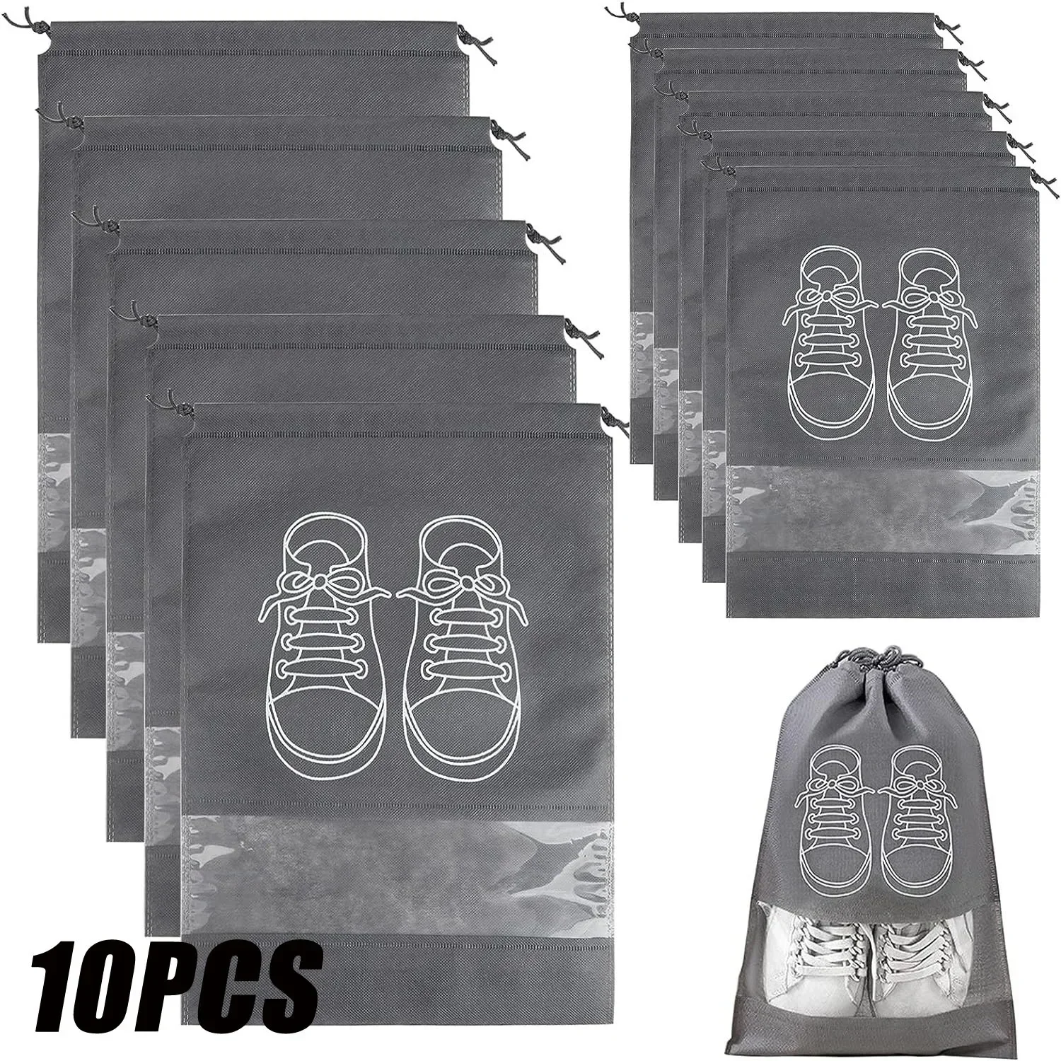5/10PCS Shoes Storage Organize - огляд і ціна Reusable Zip Bag