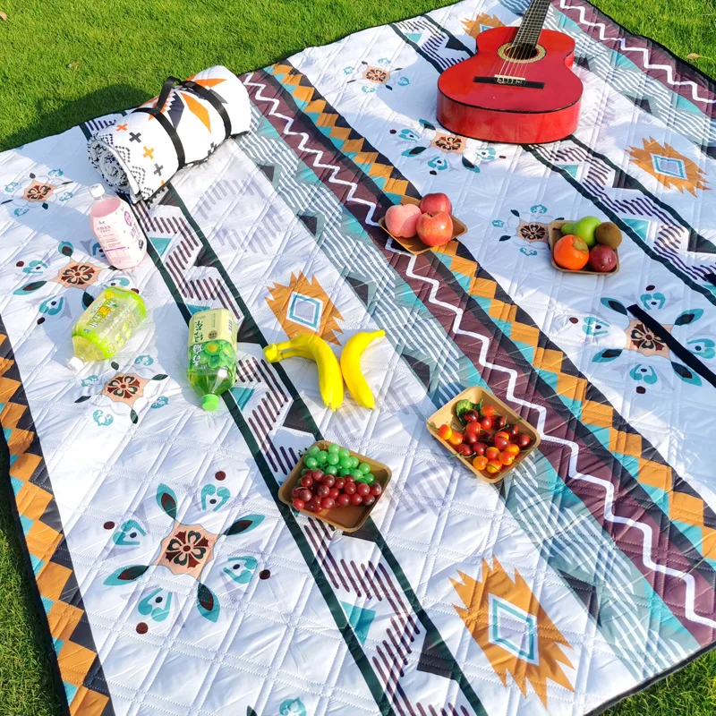 Outdoor Waterproof Mat Thickened Outdoor Picnic Mat Picnic Thick Mat Portable Waterproof And Moisture-Proof  Folding Camping Mat