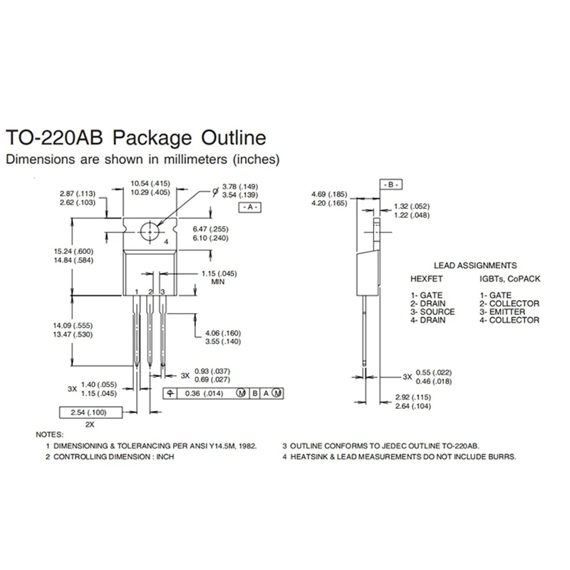 10 szt. Kanału IRF4905 IRF4905P IRF4905PBF P, tranzystor moc Mosfet 74 A/55 V TO-220AB