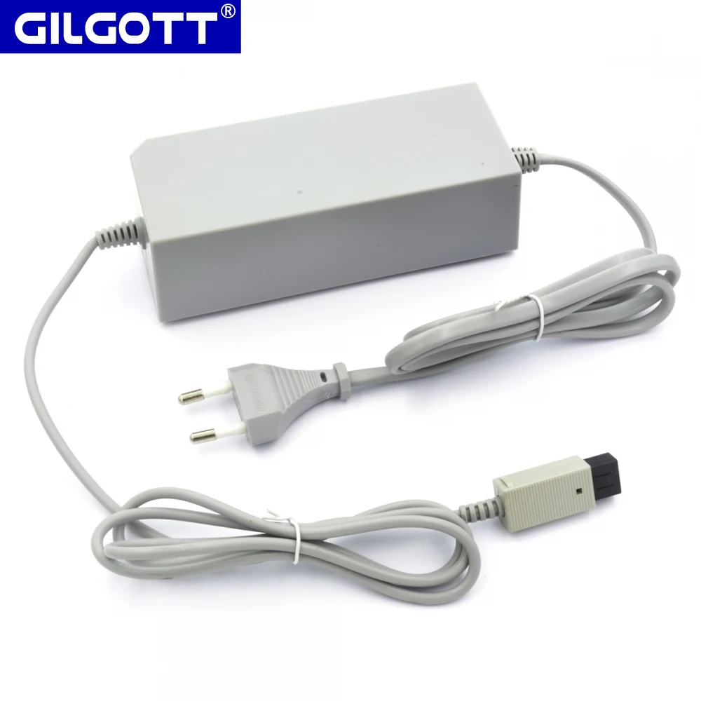 EU US Plug AC Power Adapter Charging Cord Cable 100-240V Charger Supply for Nintendo Wii Console