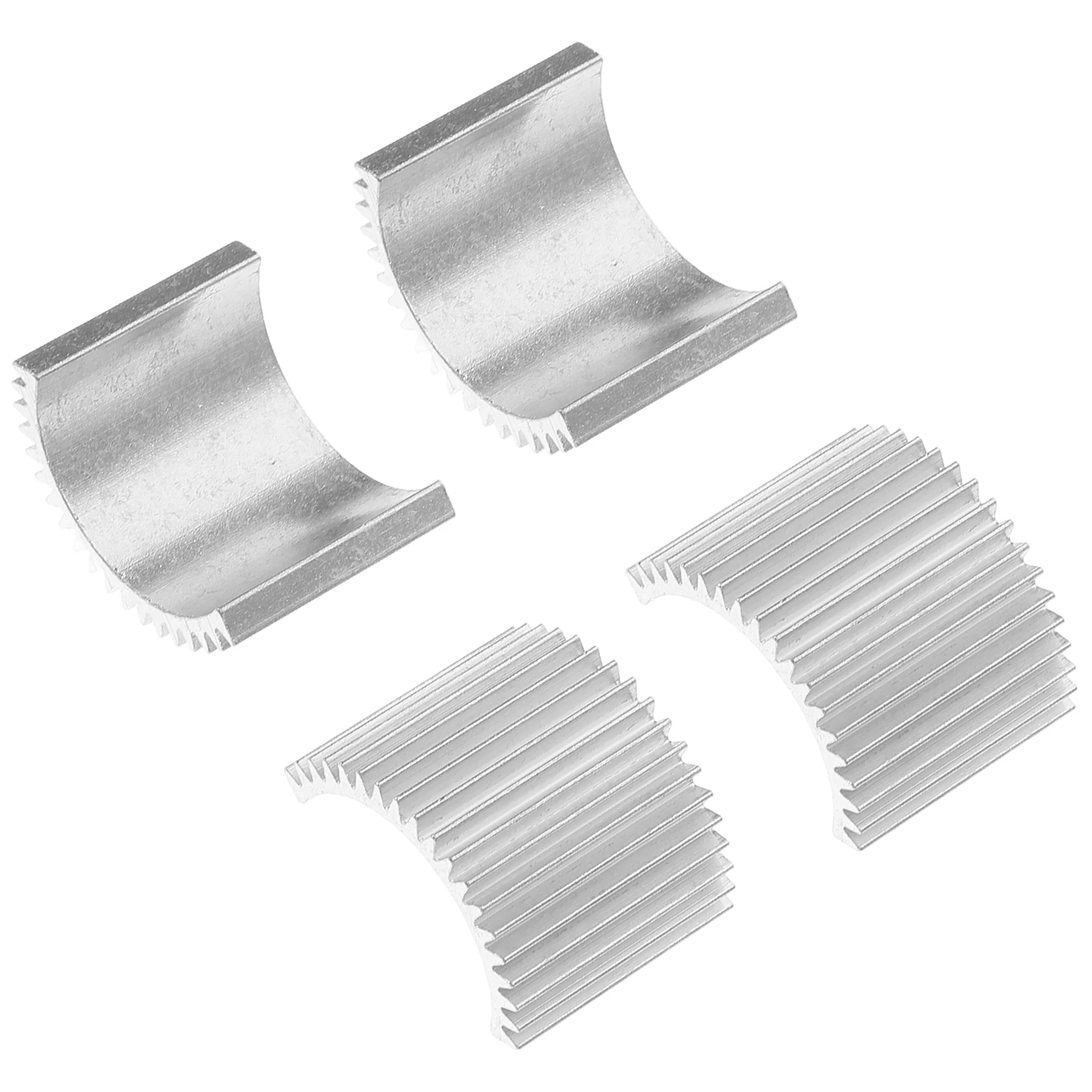 

4 Pcs Motorcycle Spacer Handlebar Bushings Silver Riser Grip End Dirt Bike Bars Bolt Adapter Durable Material Versatile Fit
