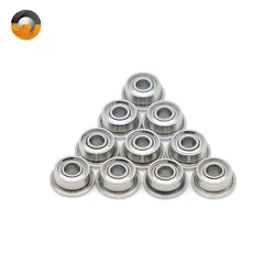 10PCS F683ZZ 3x7x3 mm ABEC-7 Flanged Ball Bearing High Precision Metal Shielded MF84ZZ MF63ZZ MF148ZZ F6802ZZ F684ZZ F695ZZ