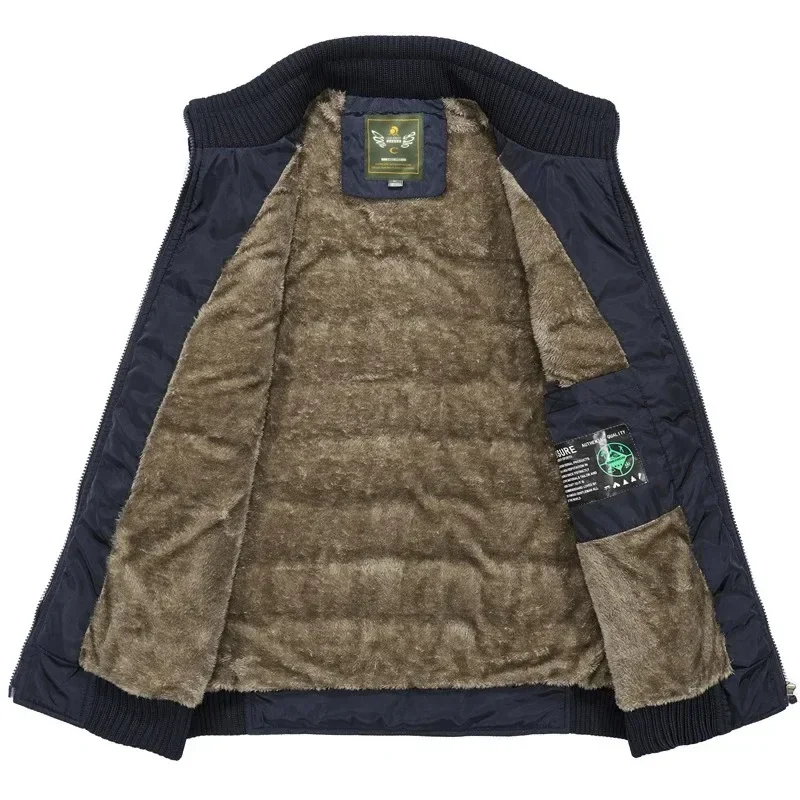 Winter Male Fleece Warm Vest Coats Men Stand Collar Army Thicken Waistcoats Clothing Mens Jacket Sleeveless Vest