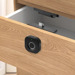 Smart Home Biometric Fingerprint Lock Hidden Drawer Electronic Lock Privacy File Storage Keyless Residential Security Protection