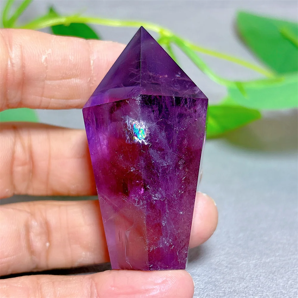 Amethyst Wand Point Crystal Natural Quartz Stone Minerals Home Decoration Reiki Craft Gifts Gemstone Energy Healing Tower Love