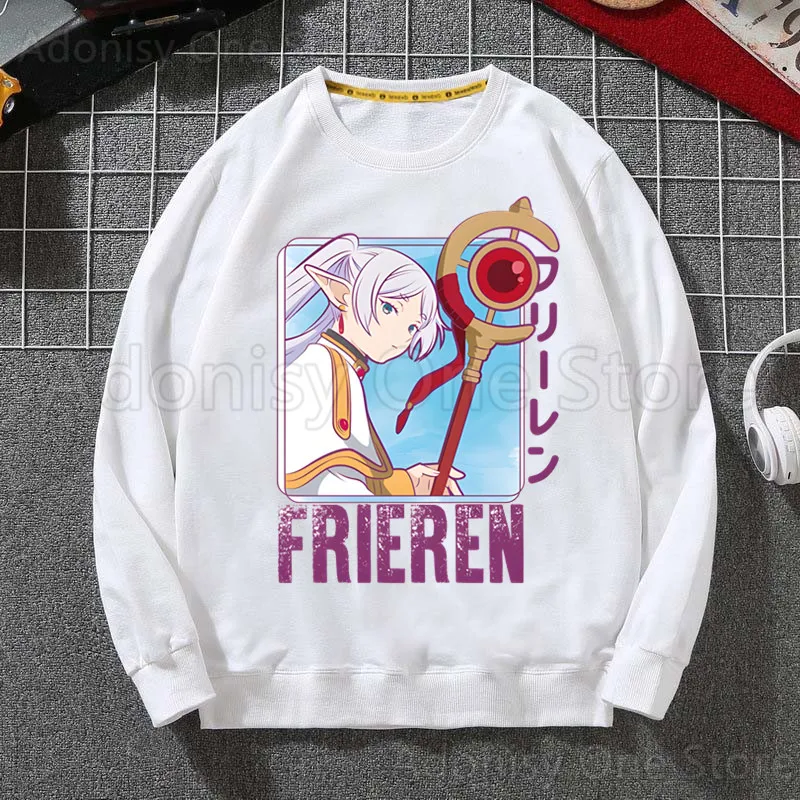 Frieren Harajuku Men's tshirt Printed Unisex Short Sleeve t shirt Casual T-shirt Male Streetwear Tops