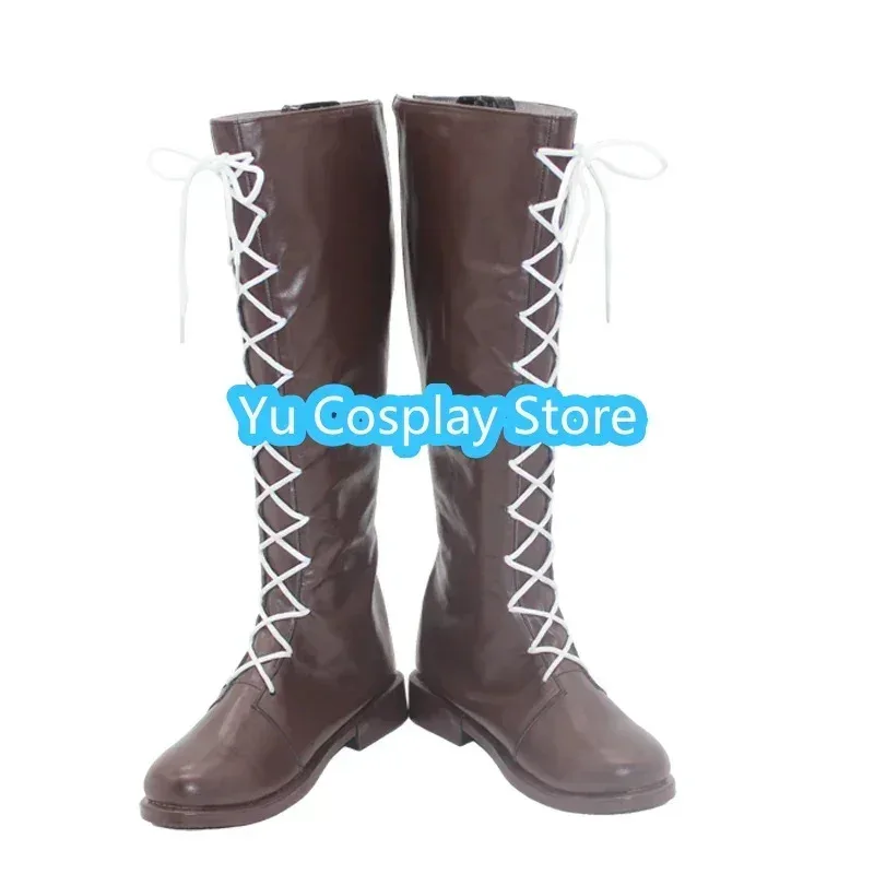 Doces 2025yu-anime frieren no funeral stark sapatos de couro do plutônio botas de carnaval de halloween adereços cosplay cu