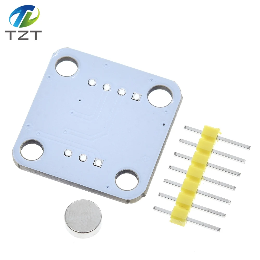 TZT 1/3PCS AS5600 Magnetic Eencoder magnetic Induction Angle measurement module 12bit High Precision For Aduino image 4
