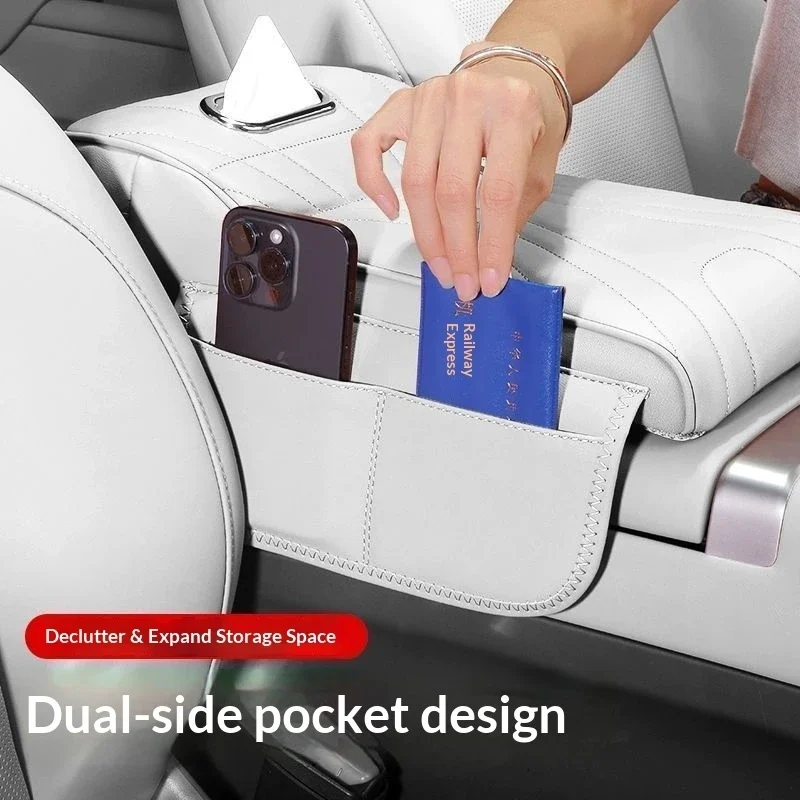 IOSN New Model of Xiaopeng Car Armrest Box Heightening Pad Mona M03 P7 P7i P7+ P5 G3 G3i G6 G9 G7 Car Armrest Tissue Box