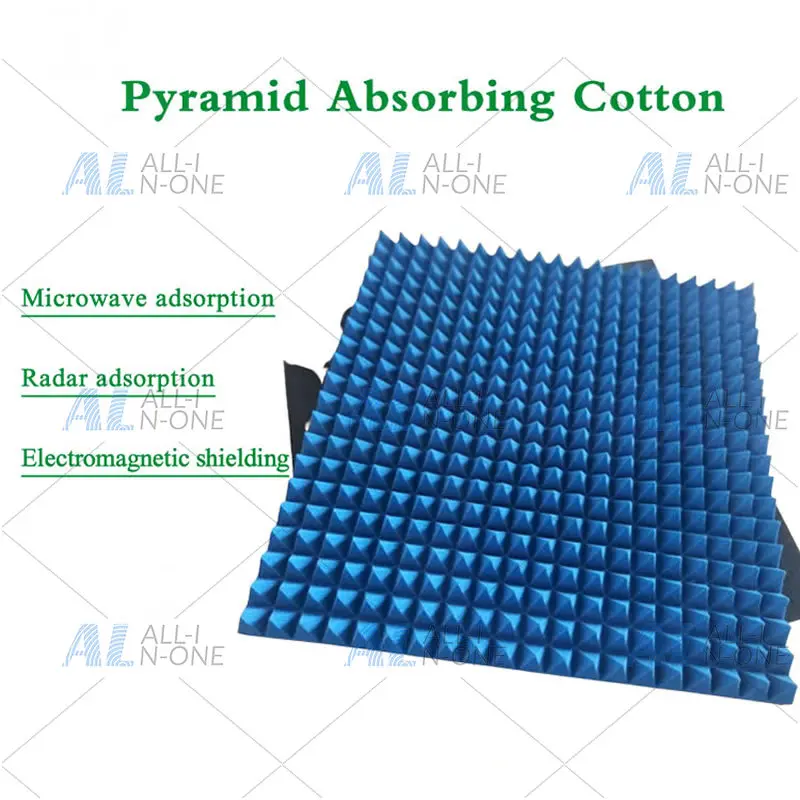 Cone Cotton Pointed Absorbing Microwave Radar Automobile Electromagnetic Shielding Interference Darkroom Absorbing Foam Material