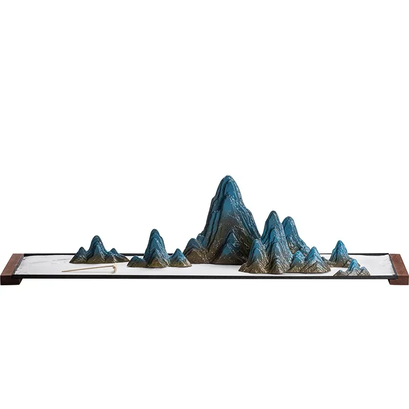 for Chinese Creative Sand Table Dry Landscape Rockery Zen Ornaments Living Room Entrance Tea Room Desktop Fish Tank