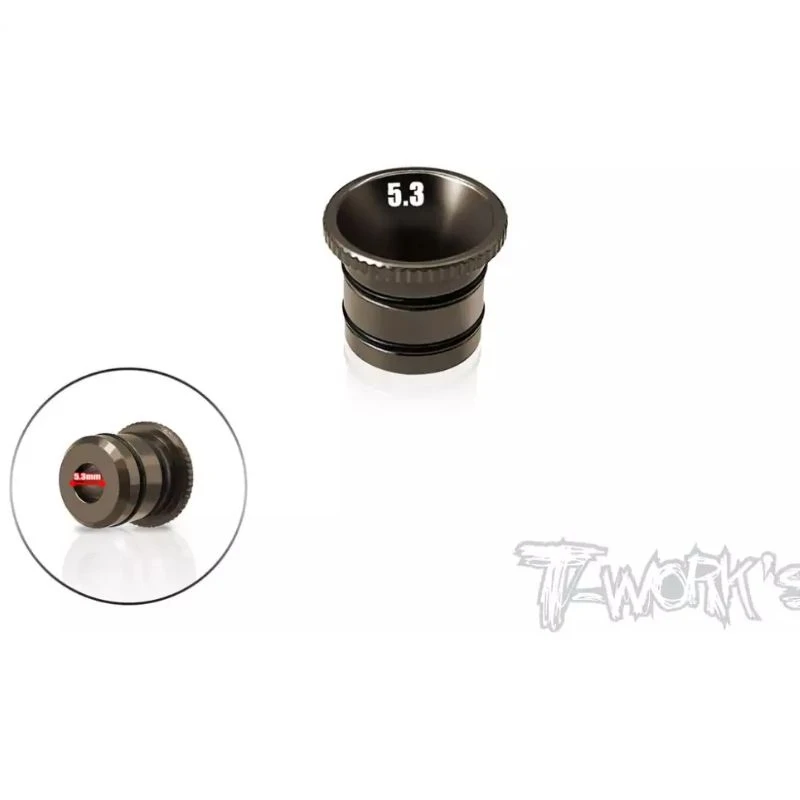 Original T works  Aluminum Fluent Carburetor Reducer 5.3mm/5.8mm ( For OS , Novarossi ) 1pcsProfessional Rc part