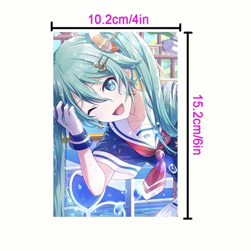 10/30 قطعة PJSK مشروع Sekai المشارك بطاقات مجموعة DIY بها بنفسك المنزل النوم الديكور جدارية يطبع جدار الكولاج عدة المراهقين الهدايا