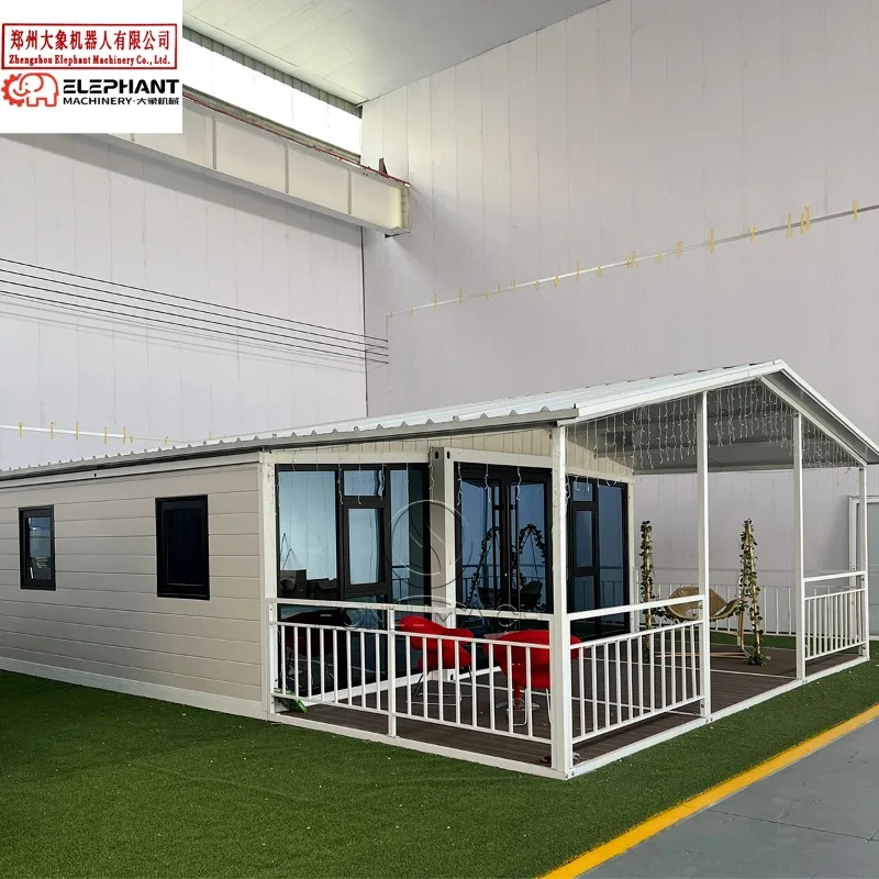 Customized Portable Container Office 20ft 40ft Modular Prefab House Meeting Room Shop Store Commercial Use
