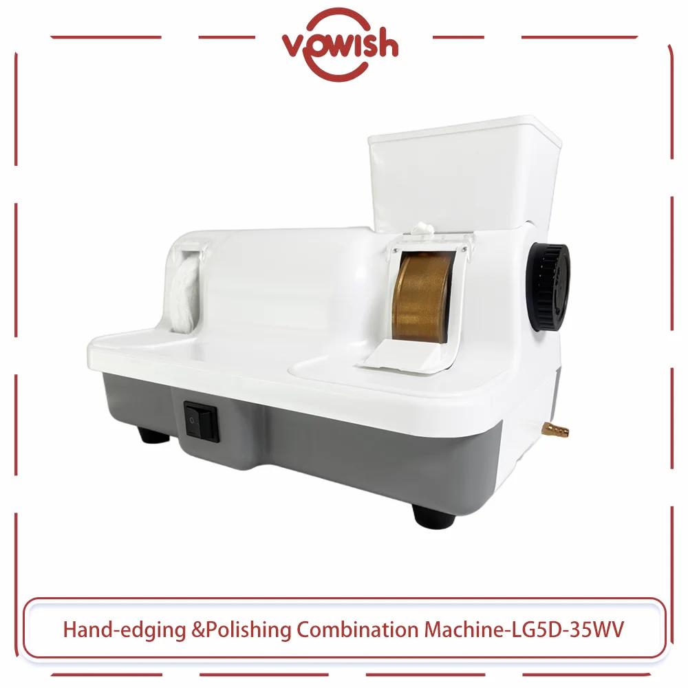

Hand Lens Edging Polishing Machine Optical Lens Manual Grinder Polisher LG-5D-35WV