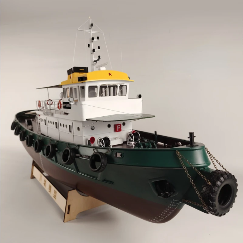 RC Boat 1:35WoShun03 Harbor Tug Model FRP Hull Electric Boat Model Assembly Kit