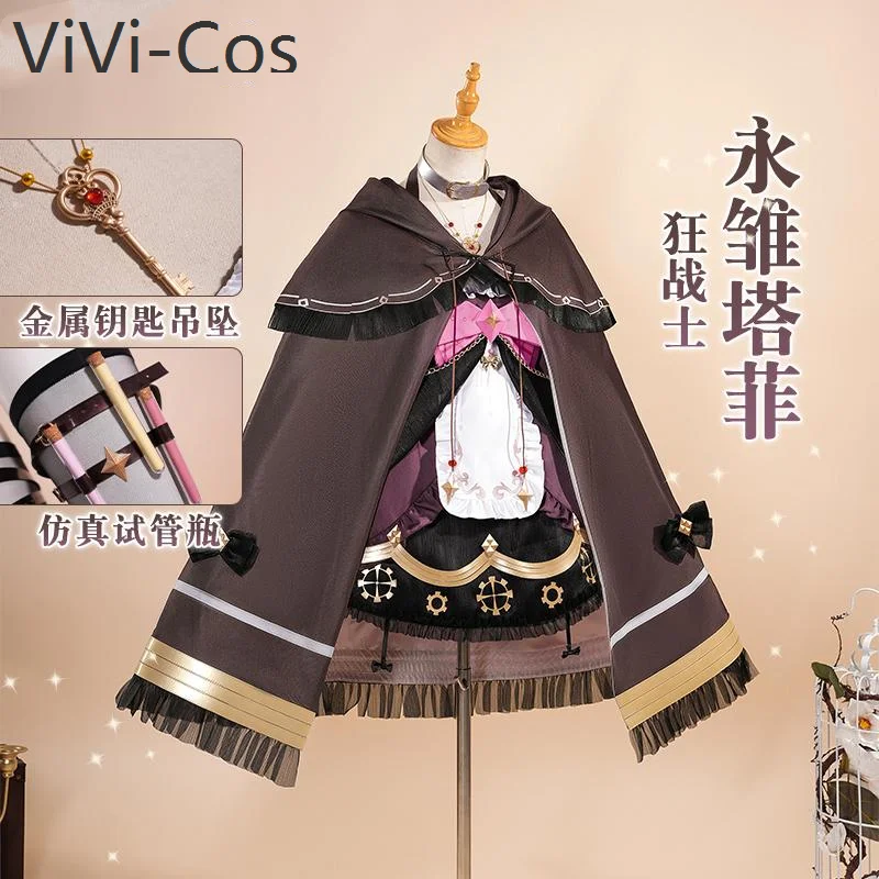 ViVi-Cos Vtuber Ace Taffy Berserker Women Cosplay Costume Cos Game Anime Party Uniform Hallowen Play Role Clothes Clothing