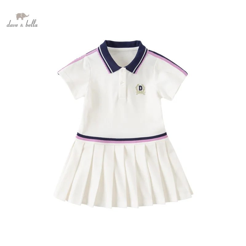 Dave Bella Girl's Dress Children's Baby Summer Fashion Academic Style Cool Casual Sport Outdoor Seaside DK2235328