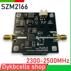 SZM2166 2W Microwave Amplifier  2.4Ghz RF Power Amplifier  2400MHz 33dBm  12V 24V DC 2.4G Wi Fi Sweep Shielded Bluetooth