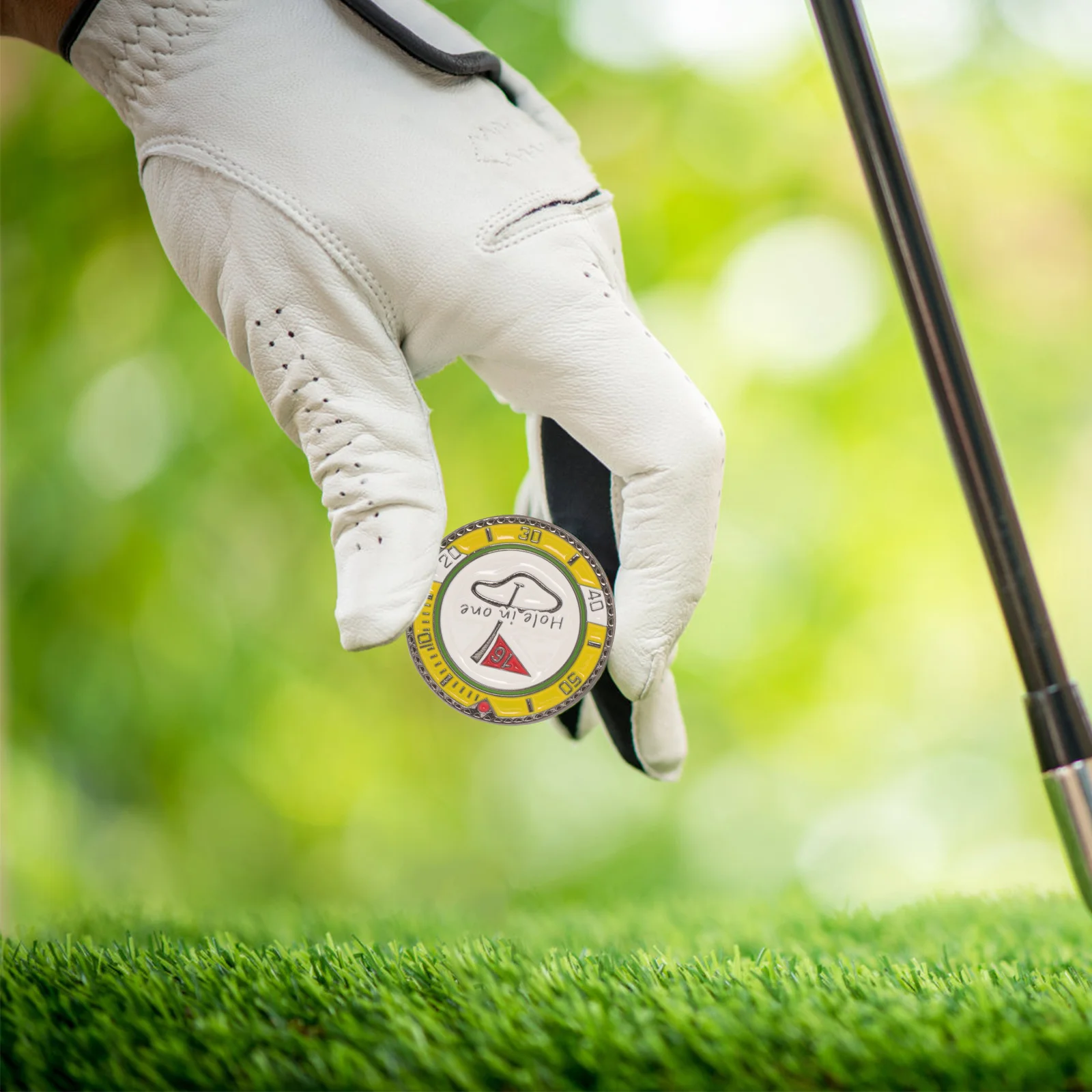 

Golf Ball Marker High Precision Round Position Marker Low Friction Safe Reusable Plastic Golf Accessories for Men Women