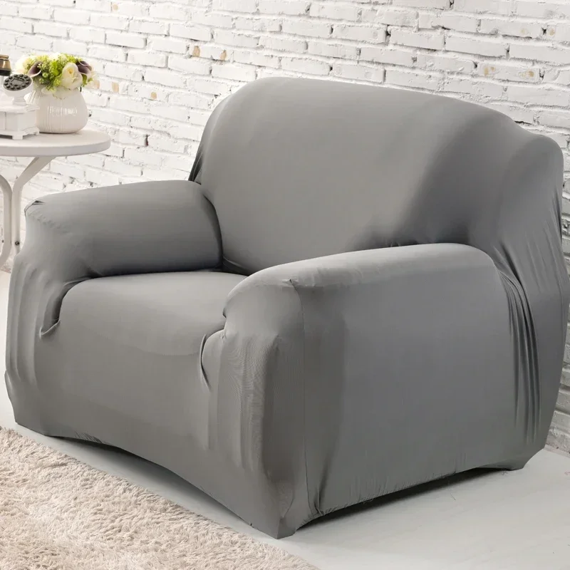 Elastic Plain Solid Stretch  Sofa Cover Tight Wrap All-inclusive Sofa Cover for Living Room Funda Sofa Couch Cover ArmChair Cove