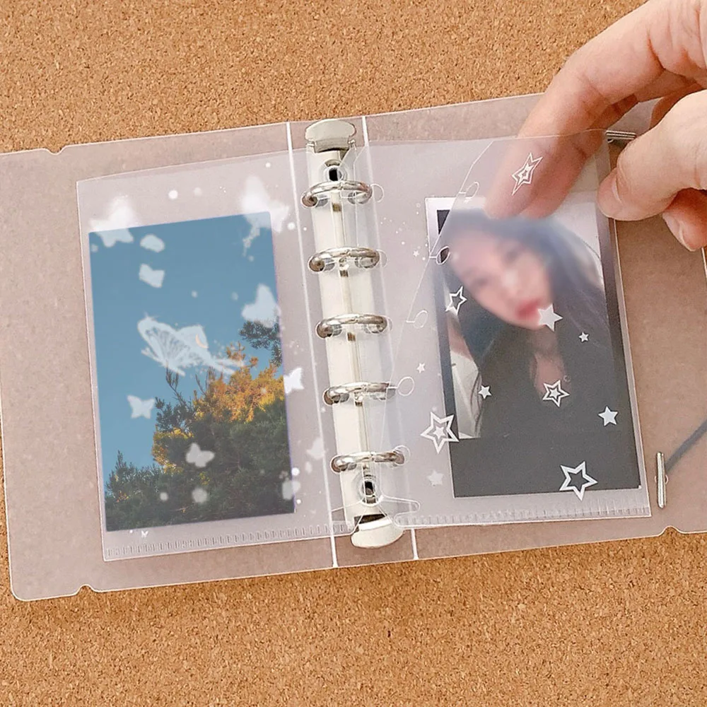 Card Holder Notebook Inner Page Pouch Album Inner PagePhoto Album Photocards Holder Storage M5 Loose Leaf Photo Album Binder