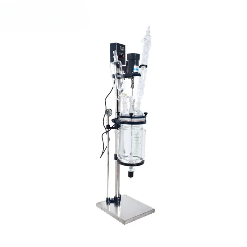 20L Mini High Pressure Chemical Reactor Used Commercial Decarboxylation Lab Machine Pump Jacketed Agitated